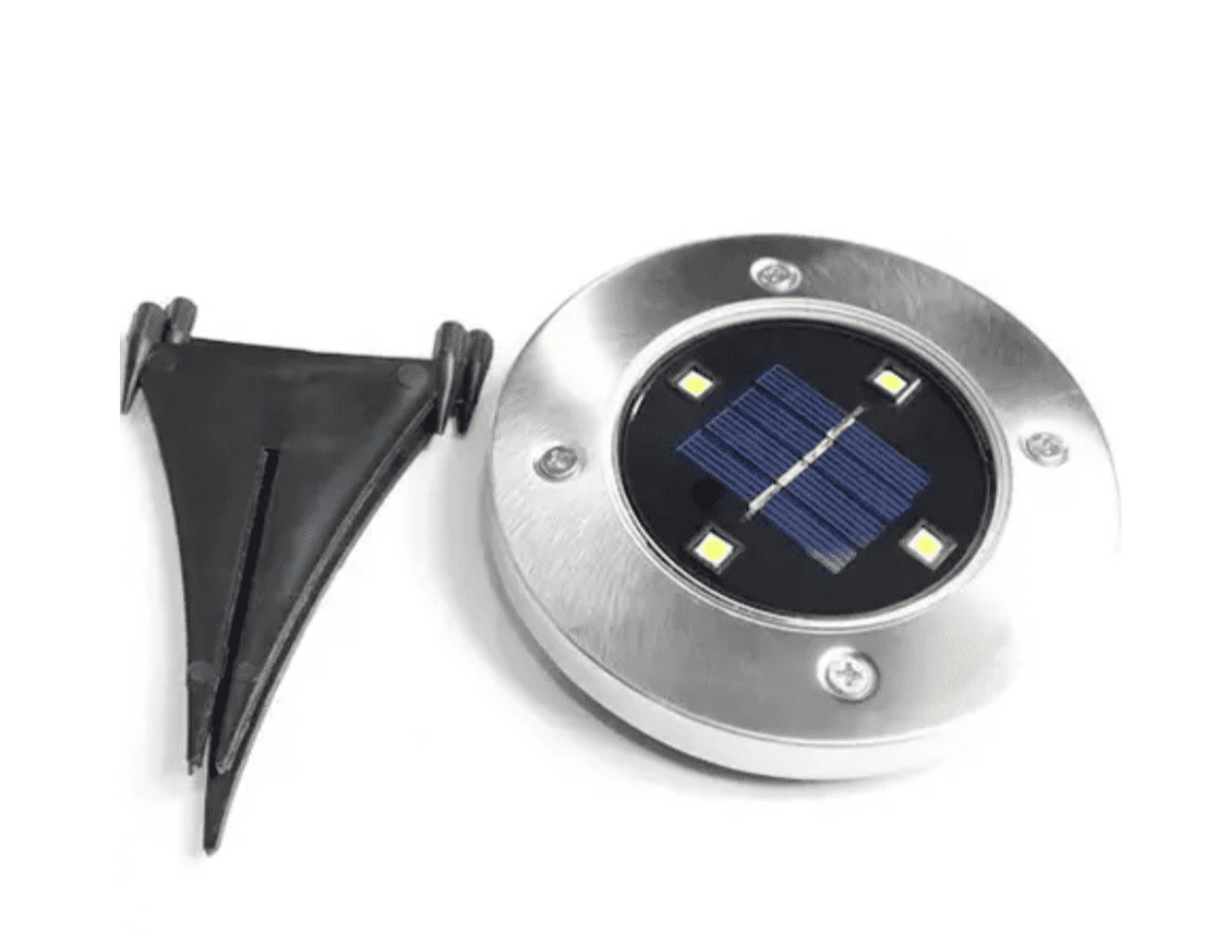 Комплект садовых светильников Solar Disk Lights, 1 шт Уличные фонари с датчиком света